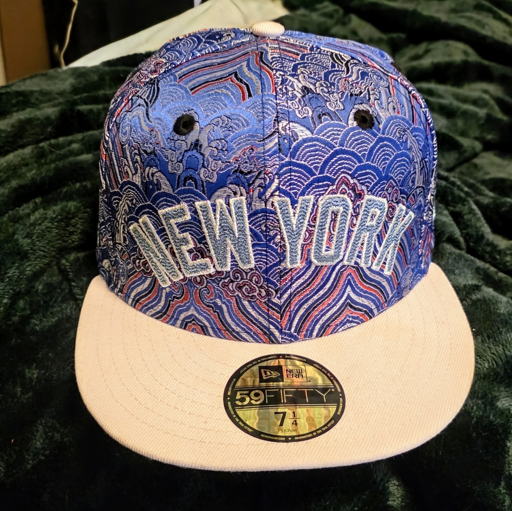 New Era New York Yankees Jacquard Crown Multi-color 59Fifty Fitted Hat S 7 1/4
